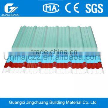 Anti Corrosion Plastic One Layer Roof Tile Plastic Roofing Sheet