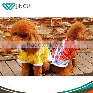 Chinese Pet Tang Suit for dogs Fashion Dog Clothes Winter