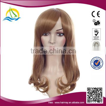 New fashion style Customizable Synthetic korea color wig