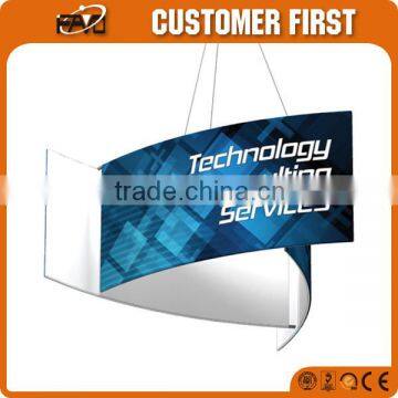 Company Advertising Exhibition Hanging Banner From Ceiling