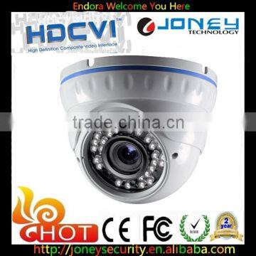 Varifocal 2.8-12mm 2.0Megapixel 1080P Vandal proof Dome HDCVI Camera