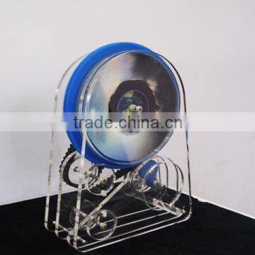 Acrylic sign holder pen holder with plastic material