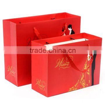 Customized Printing Luxury Wedding Gift Paper Bag