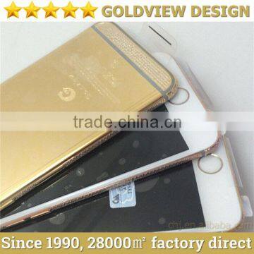 Goldview gold plated housing for iphone 6S,for iphone 6s gold housing,for iphone 6S replacement housing