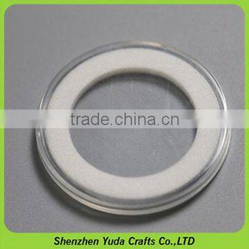 Hot Sell Transparent Empty Plastic Coin Capsules With Ring photo-3
