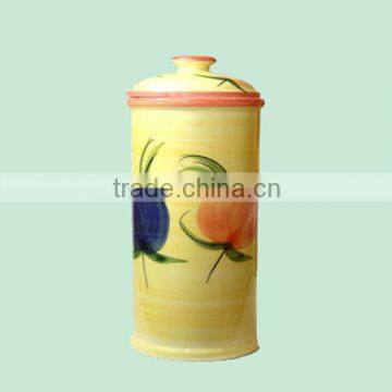 exquisite handmade beautiful ceramic Pasta Jar