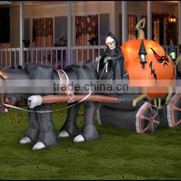 Special thanksgiving inflatable decoration/ Inflatable Pumpkin carriage