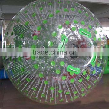 Cheap Zorbing Ball New Green Colourful Dot Larger Inflatable Ball