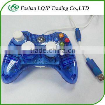 for xbox 360 wired crystal color shell controller wired wholesaler for xbox 360