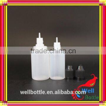 pharmaceutical plastic bottle with cap and tip for e-liquid