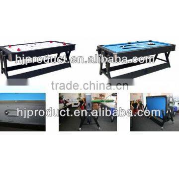 Manufacturer wooden air hockey pool table 2 in1 multi game table for sale