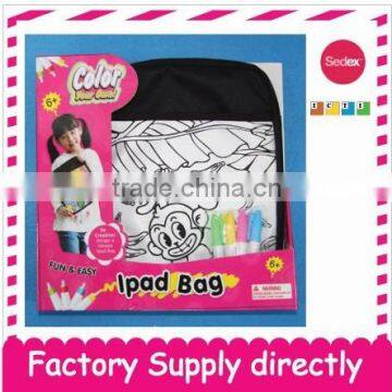 DIY Drawing Ipad Case with 4pcs bigger markers - Personalized Satin Gift Bag