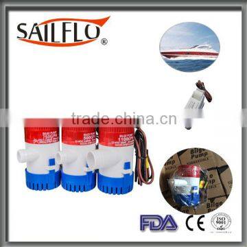 Sailflo solar bilge pump for marine and boat