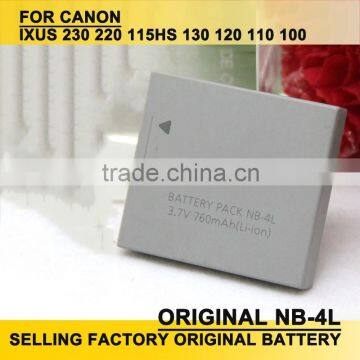 Good Quality NB-4L Camera Battery 3.7V 760mAh Camera Battery for Canon IXUS 230 220 115HS 130 120 110 100 Free Shipping