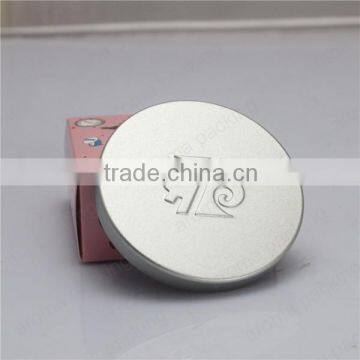 Luxury Brand Logo Stainless Steel Lid, Metal Caps & Lids With Packaging Box