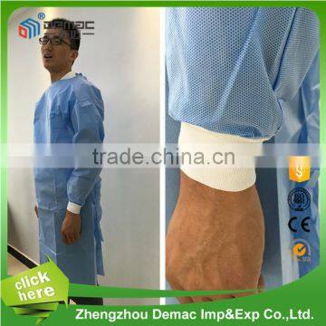 Nonwoven PP SMS Medical sterile disposable surgical Gown surgical gown sterile polypropylene