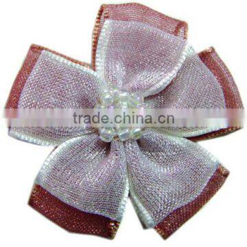 Handmade small ribbon flower for baby clothe