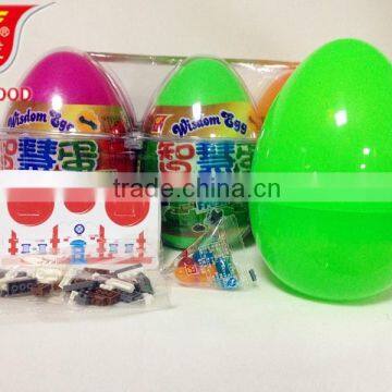 Super Wisdom Surprise Plastic Egg Kids Candy Toy