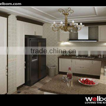 MDF PVC Film Kitchen Cabinet