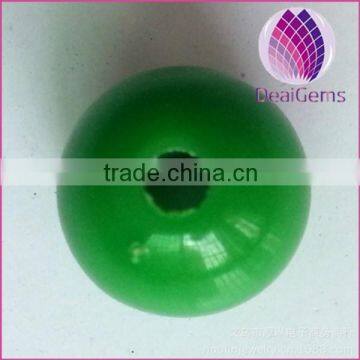 12mm green solid color acrylic beads loose