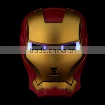 Popular full face Led Iron Man eye mask For Kids ,Adults ,Party