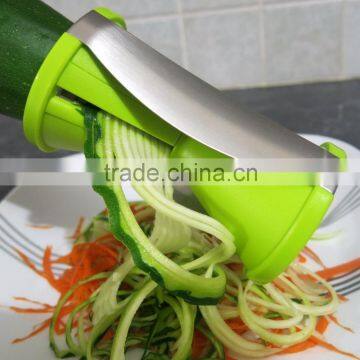 Spiral slicer vegetable noodle mackine fruits zucchini veggies cutter 4blade