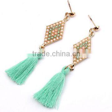 Tassel earrings ladies earring designs fashion jewelry 2016