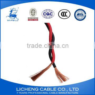 PVC insulated copper twisted wire 2x2.5mm2 flex cable
