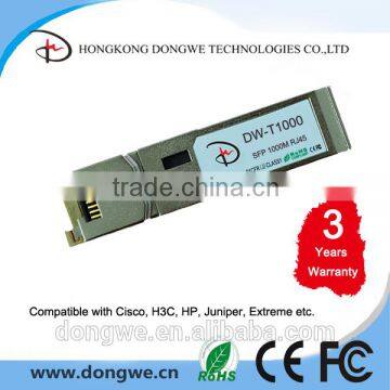 J8177C SFP HP Compatible Copper SFP 1000Base-T (RJ45/100m) Transceiver