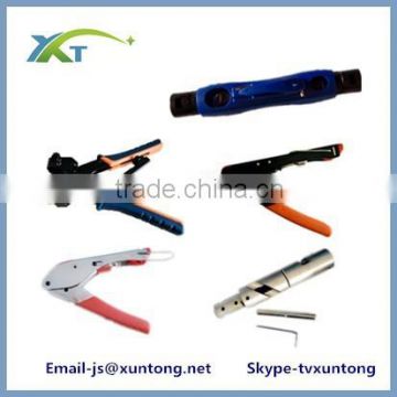 F Connector Compression Tools For CATV RG59 RG6 Compression Connector