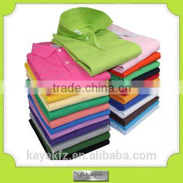 custom wholesale polyester promotional low quality t-shirt & polo shirt