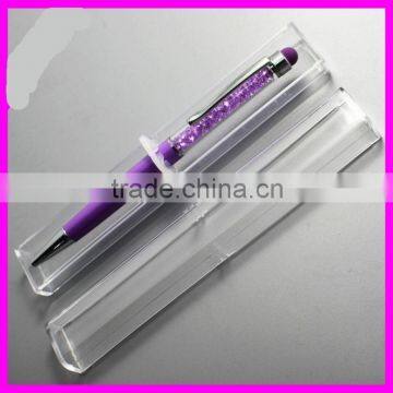 Crystal Metal Stylus Pen With a Plastic Box Set,stylus Pens With Glitter photo-2
