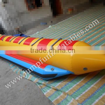 PVC Banana Boat&hot sale Water Inflatable Banana Tubes&Adults Inflatable Boats