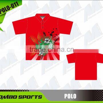 Screen printing polo shirt