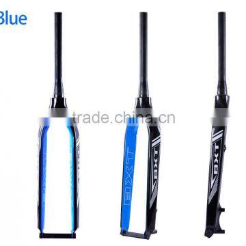 2016 New BXT Fork Tapered:1-1/8"to1-1/2" Full Carbon Fiber Mountain Bike Carbon Mtb Bike Fork.