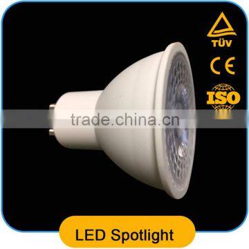 3W 5W 7W Dimmable SMD GU10 LED Spotlight 38 Degree Beam Angle PBT+Alu LED Lighting 560lm AC220-240V with CE RoHs