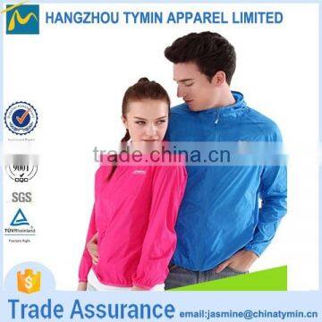 Hot sale leisure high quality mens windbreaker anti uv skin jacket