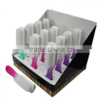 New Arrival foot file/brush with gradient ramp color handle