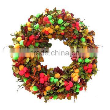 48CM CHRISTMAS NATURAL WREATH FOR CHRISTMAS DECORATIONS