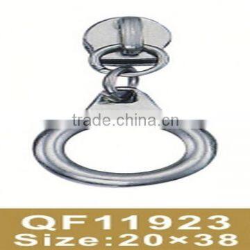 QF11923 elegant metal zipper slider with ring puller