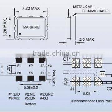 7x5mm SMD Spread Spectrum Low EMI Crystal Oscillator(3.3V)-Smart House photo-2