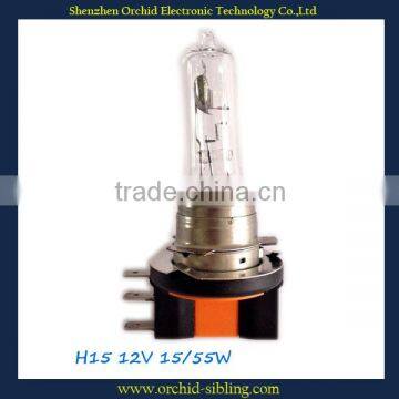 H15 12V 15/55W halogen bulbs