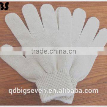 BSSAFETY Cotton knitted hand protection safety work gloves