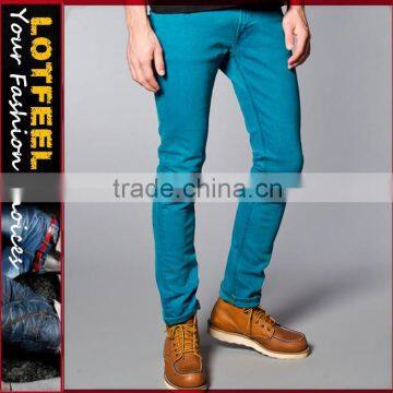 blue skinny man denim jeans jeans distributors latest design jeans pent(LOTN052)