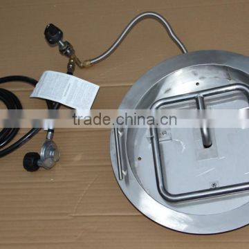 gas firepit pan /system/square/round /rectangle/custom fire burner/ring burner/fireplace