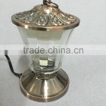 Metal Electric glass aroma oil burner