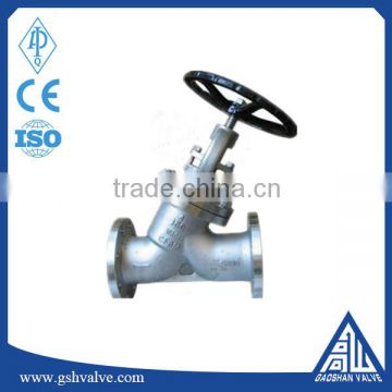 4" class150 CF8M/SS316 Y pattern globe valve