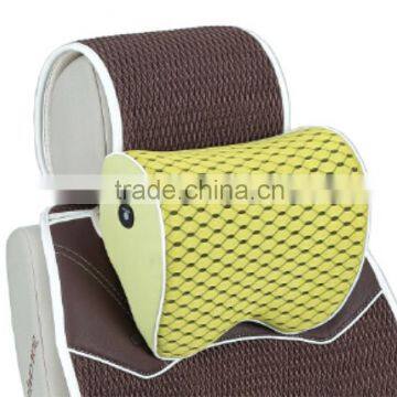 Battery Operated Vibration Car Seat Neck Pillow / Smart Auto Massage Pillow