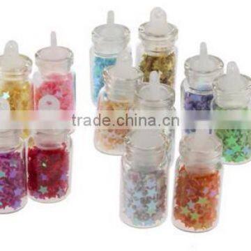 H1-032 12COLORS HOLLOW FLOWER ,3G NAIL ART DECORATION .