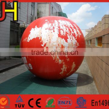 10 ft Red Inflatable World Globes, Giant Inflatable Earths, Inflatable Planets Props